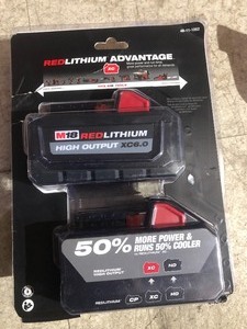 Milwaukee M18 18-Volt Lithium-Ion High Output 6.0Ah Battery Pack (2-Pack)