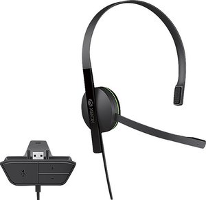 lot 8 image: Microsoft - Chat Headset for Xbox One, Xbox Series X, and Xbox Series S - Black