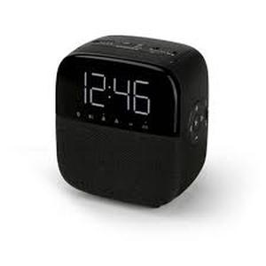lot 29 image: CR60 Tune Clock Radio with Bluetooth Speaker - Black - Capello