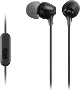 lot 40 image: Sony - EX14AP Wired Earbud Headphones - Black