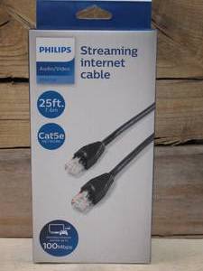 lot 19 image: Philips Cat 5e Ethernet Networking Cable - 25ft