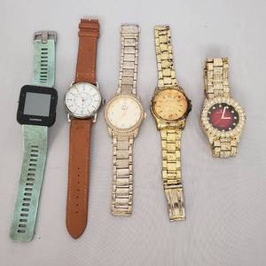 5- Assorted Watches (1-Garmin)