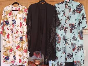3-Kimonos (One Size) With Tags