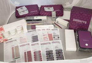 Lot Of Jamberry Nail Wraps, Tools, Mini Heater