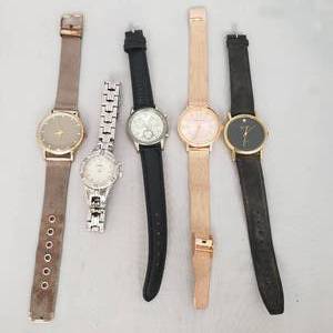 5-Ladies Watches (1-FOSSIL, 1-Anne Klein, Others)