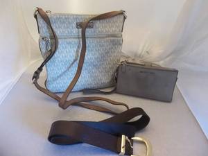 Michael Kors Cross Body Purse, Michael Kors Wallet, Michael Kors Leather Belt Size M