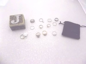Lot Of Assorted Rings, Small Trinket Box J