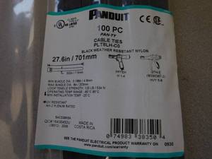 lot 24 image: Panduit Cable Ties