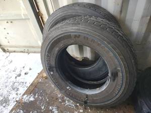 (2) Retread 11R22.5 Tires