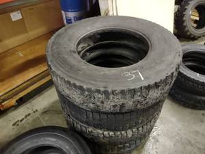 (4) Retread 11R22.5 Tires...