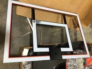 lot 1 image: Lifetime 50 All Star Portable Basketball Hoop