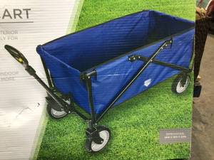 lot 2 image: Quest Quad Fold Wagon with 360 Degree Wheels In good condition