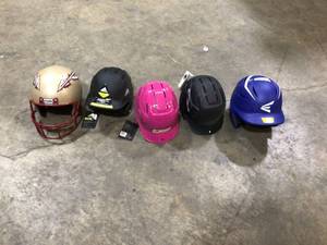 lot 7 image: Lot of Assorted helmets various types sizes and conditions Customer  Returns see the pictures