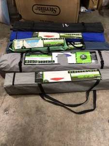 lot 19 image: Lot with Assorted tents different styles and condition&nbspCustomer Returns see the pictures &nbspNot inspected it maybe missing or damaged pcs 