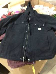 lot 44 image: Carhartt Mens Small Black Cotton Washed Duck Bartlett Jacket Not used