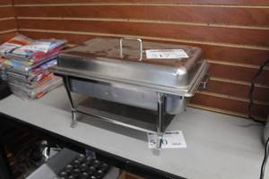 lot 517 image: Full-Size Chafing Dish with (2) Half Pans