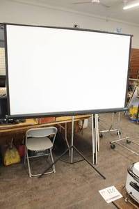 lot 511 image: Projector Screen with Tripod Stand
