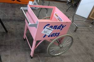 lot 501 image: Cotton Candy Machine Cart