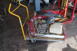 lot 90 image: Industrial Cart with Folding Handle