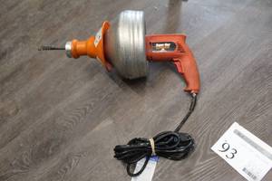 lot 93 image: General 6355-GWS Super-Vee Drain Auger 25