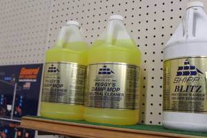 lot 46H image: Lot of (2) Shipp Peggys Damp Mop Neutral Cleaner 1-Gallon Plastic Jugs