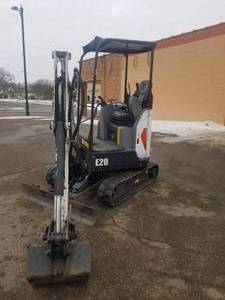 lot 0 image: 2017 Bobcat E20 Compact (Mini) Excavator