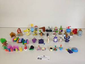 lot 37 image: Huge Assortment of Rare Vintage 1980s Mcdonalds Toys-Rugrats, Trolls, Cabbage Patch Kids, Flintstones, Muppets And More