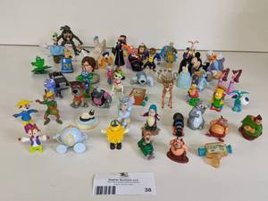 lot 38 image: Huge Collection of Vintage 1980s-90s McDonalds Toys-Fievel Goes West, The Simpsons, Jungle Book, Hunchback of Notre Damn And More