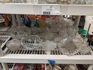 lot 111 image: Shelf of Crystal Treasures