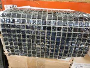 lot 125 image: 30 sheets of Black Metallic Tile