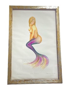 Robert Kline Signed & Framed Mermaid Print