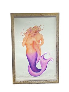 Robert Kline Signed &amp Framed Mermaid Print