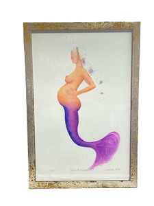 Robert Kline Signed &amp Framed Mermaid Print