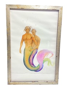 Robert Kline Signed &amp Framed Mermaid Print