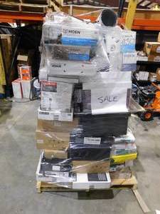 lot 13 image: WHOLESALE PALLET LOT OF GENERAL MERCHANDISE & FAUCETS