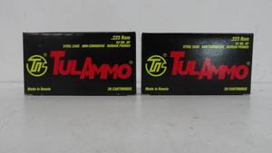 .223 Rem -62gr- Tulammo 40 Rounds