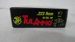 .223 Rem -62gr- Tulammo 40 Rounds