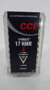 .17 V-Max HMR - 17gr - CCI - 50 Rounds