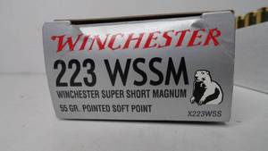 223 WSSM - 55gr - Winchester - 20 Rounds