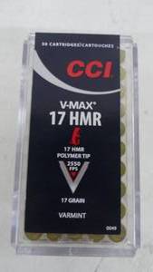 17 V-Max HMR - 17 gr - CCI - 50 Rounds