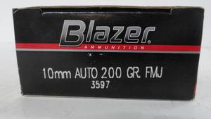 10 MM Auto - 200 gr - Blazer  - 50 Rounds