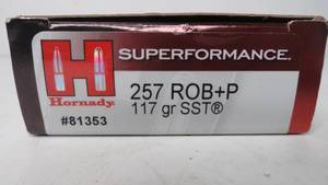 257 Rob & P - 117 gr - Hornady - 20 Rounds