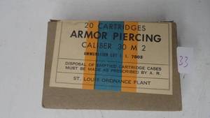 .30 - M2 - Armor Piercing - 20 Rounds
