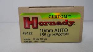 10 MM - Auto - 155 gr - Hornady - 20 Rounds
