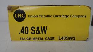.40 S&W - 180gr - UMC - 47 Rounds