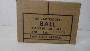 .30 - M2 - Ball  - 20 Rounds