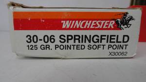 30-06 Springfield  - 125 gr - Winchester - 20 Rounds