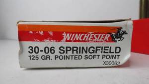 30-06 Springfield  - 125 gr - Winchester - 12 Rounds