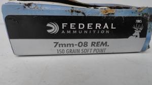 7MM - 08 - 14gr -Rem - Federal - 15 Rounds