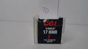 17 HMR - 17 gr - CCI - 50 Rounds